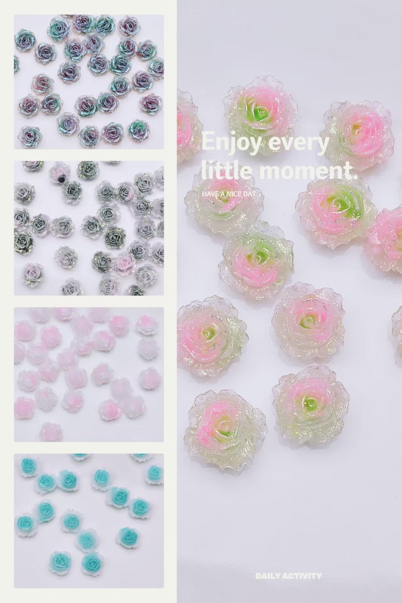 A056 蛍光 + ルミナス ローズ プラス ラージエディション1つ買うともう1つ無料 12mm (100ml)